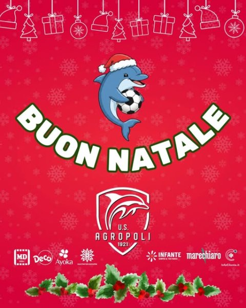 Buon Natale dalla U.S. Agropoli 1921 In occasione...