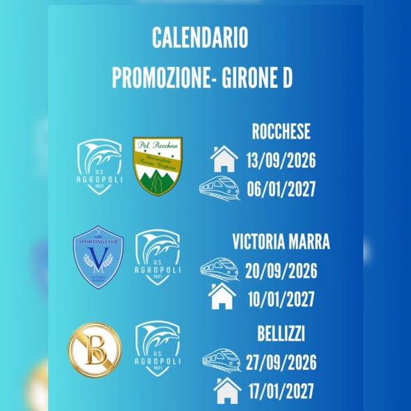 A seguito dellinversione speculare con lAtletico Pisciotta, ecco il nuovo...